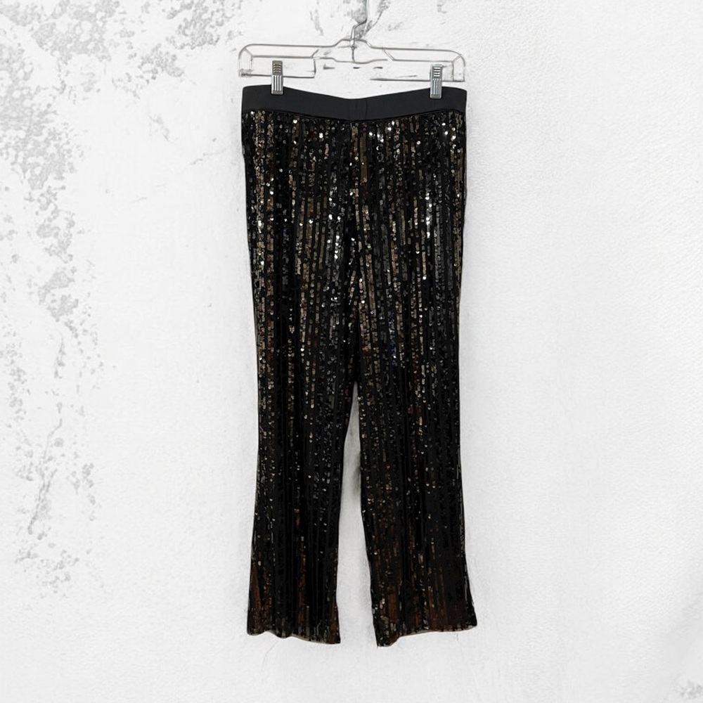 Bob Mackie Wearable Art Sequin Crop Pants - Size SP (Small Petite)